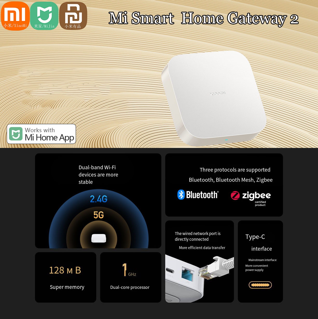 Original Xiaomi Mijia Smart Ho - огляд і ціна Xiaomi Hub Mijia Hub